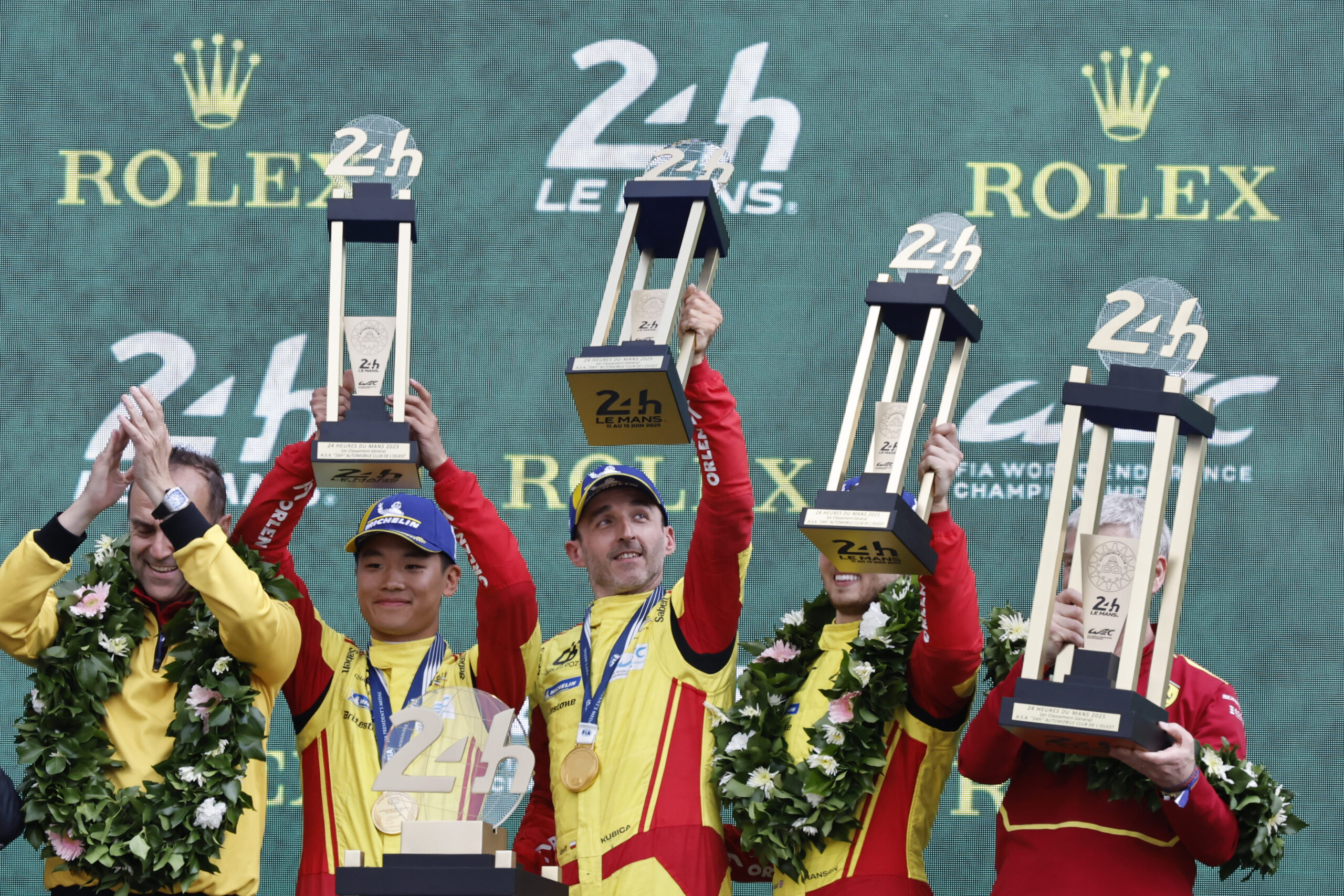 Le Mans 2025, storico tris Ferrari alla 24 ore: vince la AF Corse di Kubica