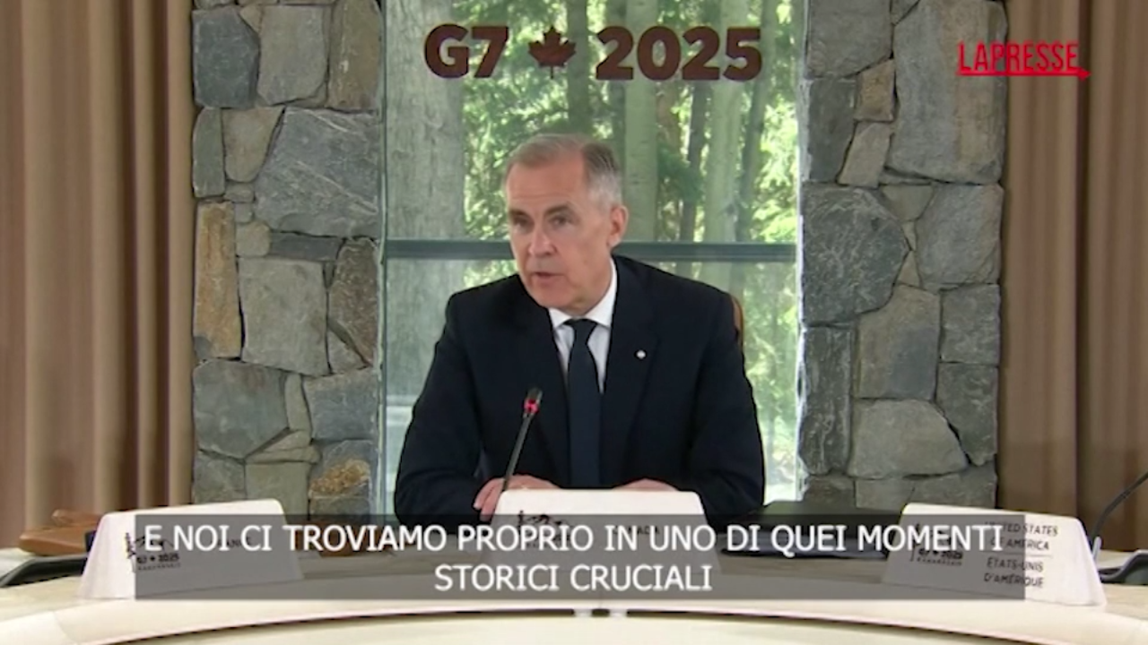 G7, Carney: “Siamo a punto di svolta, mondo sempre più diviso e pericoloso” G7, Carney: “Siamo a punto di svolta, mondo sempre più diviso e pericoloso”
