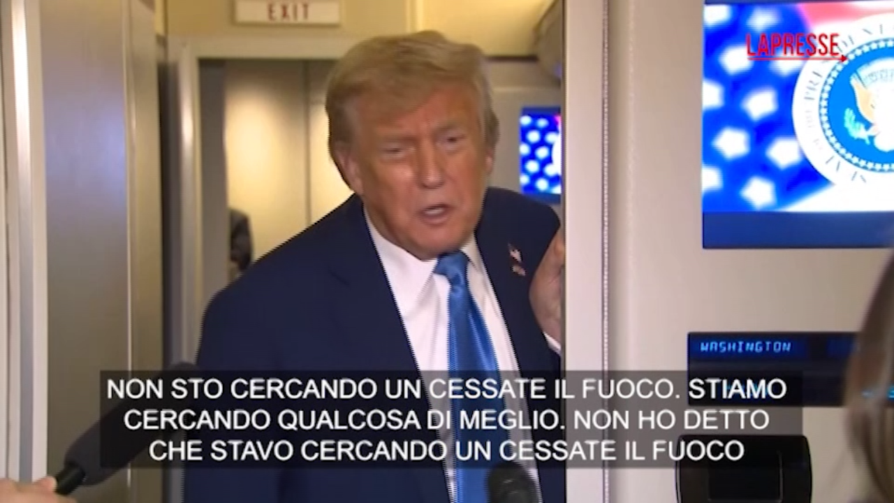 Israele Iran, Trump: “Non voglio un cessate il fuoco ma qualcosa di meglio” Israele Iran, Trump: “Non voglio un cessate il fuoco ma qualcosa di meglio”