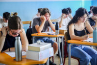 Studenti all'esame di maturità 2025 a Torino