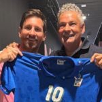 Messi incontra Baggio: “Sei una stella e una leggenda”