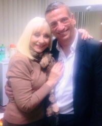 Angelo Perrone e Raffaella Carrà