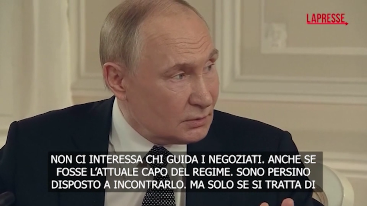 ucraina putin pronto a incontrare zelensky a fine negoziati