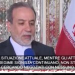 Israele-Iran, Teheran: “Nessun negoziato finché continuano attacchi”