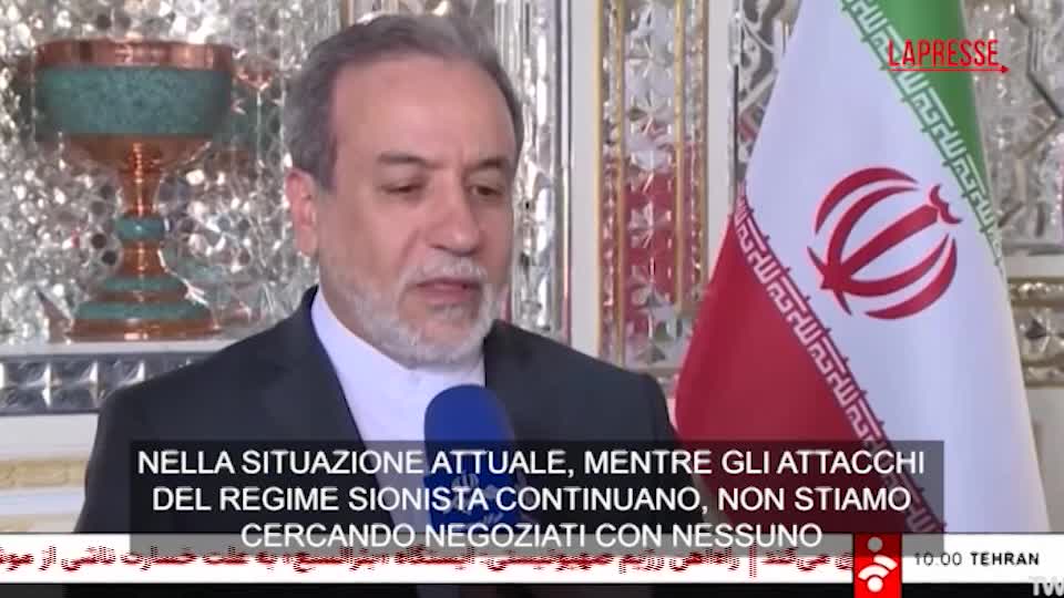 Israele Iran, Teheran: “Nessun negoziato finché continuano attacchi” Israele Iran, Teheran: “Nessun negoziato finché continuano attacchi”