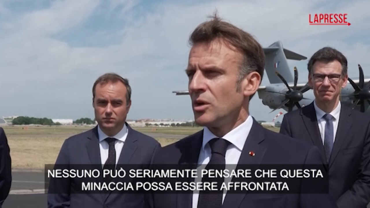 israele iran macron attacchi ingiustificati ai civili riprendiamo i negoziati con teheran
