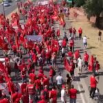 Sciopero 20 giugno, a Bologna metalmeccanici bloccano la tangenziale