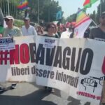 Corteo contro il riarmo, la rete dei giornalisti ‘No Bavaglio’