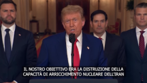 Attacco Usa a Iran, Trump: “Il bullo del Medio Oriente deve fare la pace”