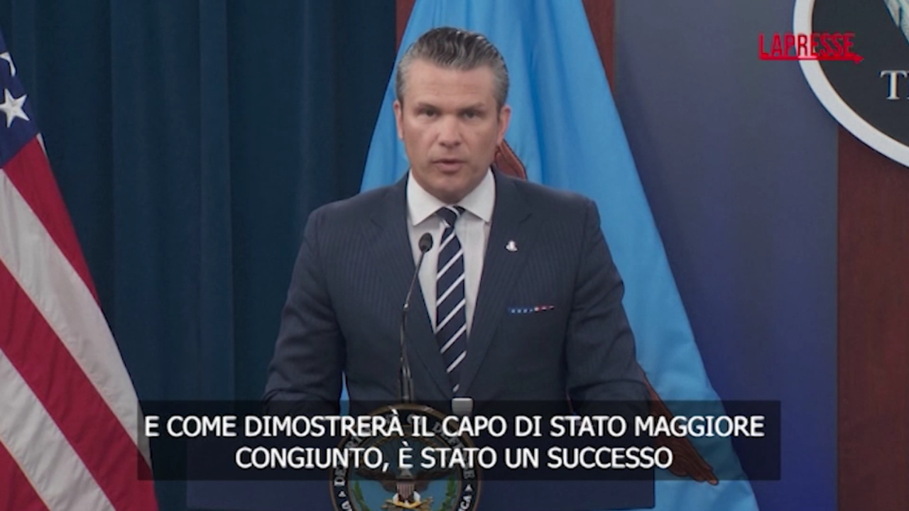 Iran, Hegseth: “Attacco Usa è stato un successo incredibile e schiacciante” Iran, Hegseth: “Attacco Usa è stato un successo incredibile e schiacciante”