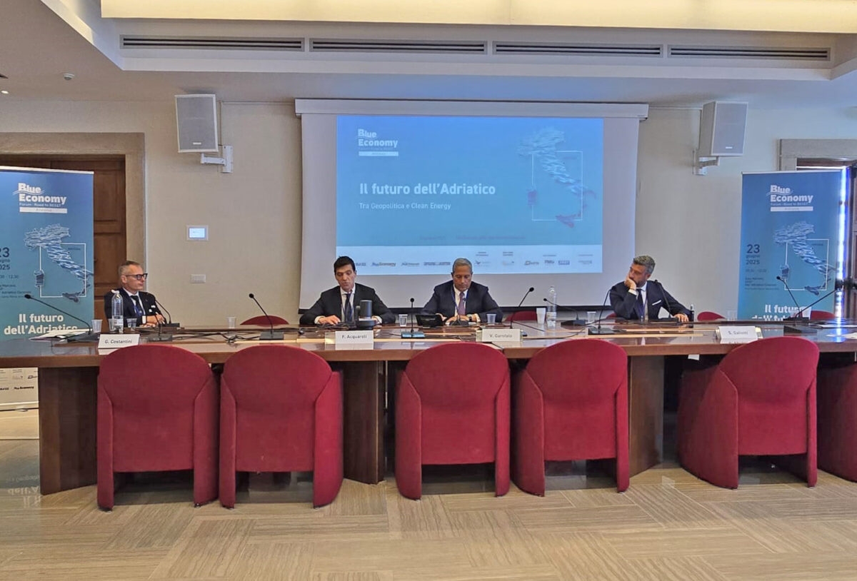 Marche, la Regione al forum ‘Il futuro dell’Adriatico – Tra Geopolitica e Clean Energy
