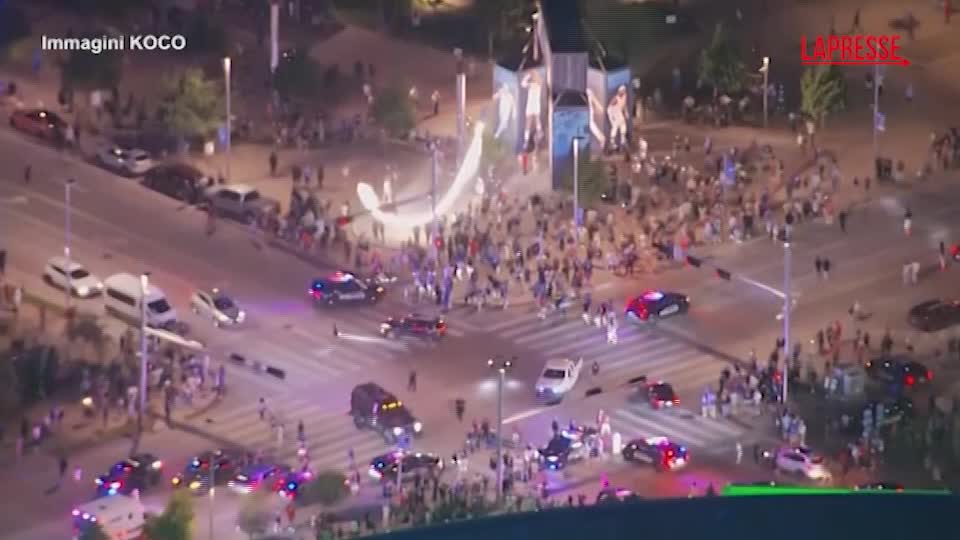 Nba Finals 2025, i Thunder vincono il titolo: festa per le strade di Oklahoma City Nba Finals 2025, i Thunder vincono il titolo: festa per le strade di Oklahoma City