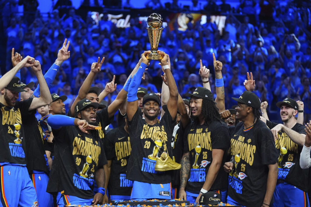 Nba Finals 2025, Oklahoma City batte Indiana in gara 7 e vince il titolo Nba Finals 2025, Oklahoma City batte Indiana in gara 7 e vince il titolo
