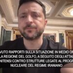 Usa-Iran, Zelensky ricorda: “Regime Teheran vicino a Putin”