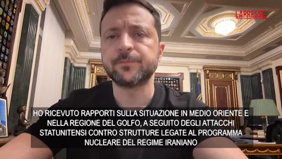 Usa-Iran, Zelensky ricorda: “Regime Teheran vicino a Putin”