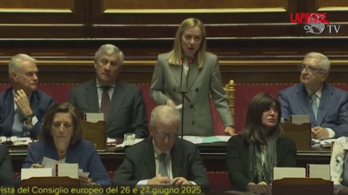 Meloni al Senato: “Caos non inizia oggi e non dipende da Trump”