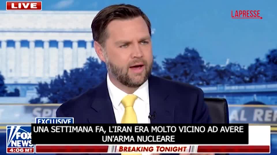 Usa, Vance: “L’Iran non può più costruire un’arma nucleare” Usa, Vance: “L’Iran non può più costruire un’arma nucleare”