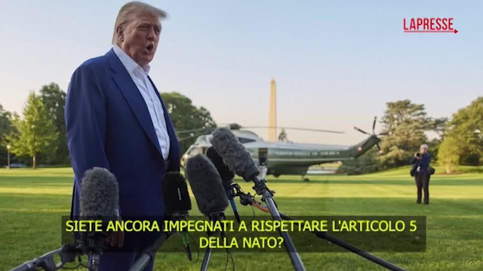 vertice nato trump riferimento ad 8216aggressione russa8217 in dichiarazione devo vedere il testo