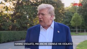 Trump contro Israele e Iran: “Due Paesi che non sanno che c… stanno facendo”