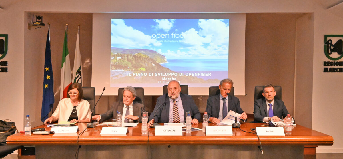 Marche, Open Fiber completa la copertura banda ultra larga sul territorio regionale