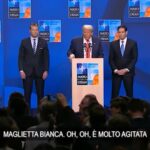 Ucraina, botta e risposta di Trump con una giornalista ucraina: “Vedo che sei agitata, ti auguro molta fortuna”