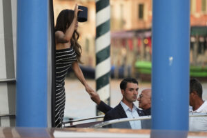 Jeff Bezos e Lauren Sanchez a Venezia