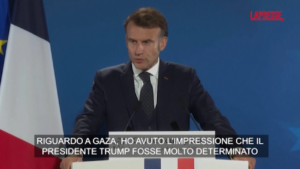 Gaza, Macron: “Trump è determinato a trovare il cessate il fuoco il prima possibile”