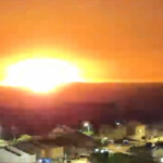 Gaza, forte esplosione nella notte: il video dal sud di Israele