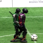 Cina, primo partita di calcio tra robot umanoidi