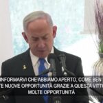Netanyahu: “La vittoria contro l’Iran apre molte opportunità”