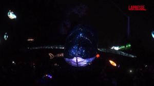 Cile, a Santiago lo spettacolo “Ocean” per sensibilizzare sull’inquinamento degli oceani