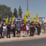 Gaza, protesta a Gerusalemme per chiedere il rilascio degli ostaggi