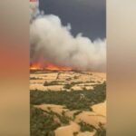 Spagna, 2 morti in incendio in Catalogna: le immagini del maxi rogo