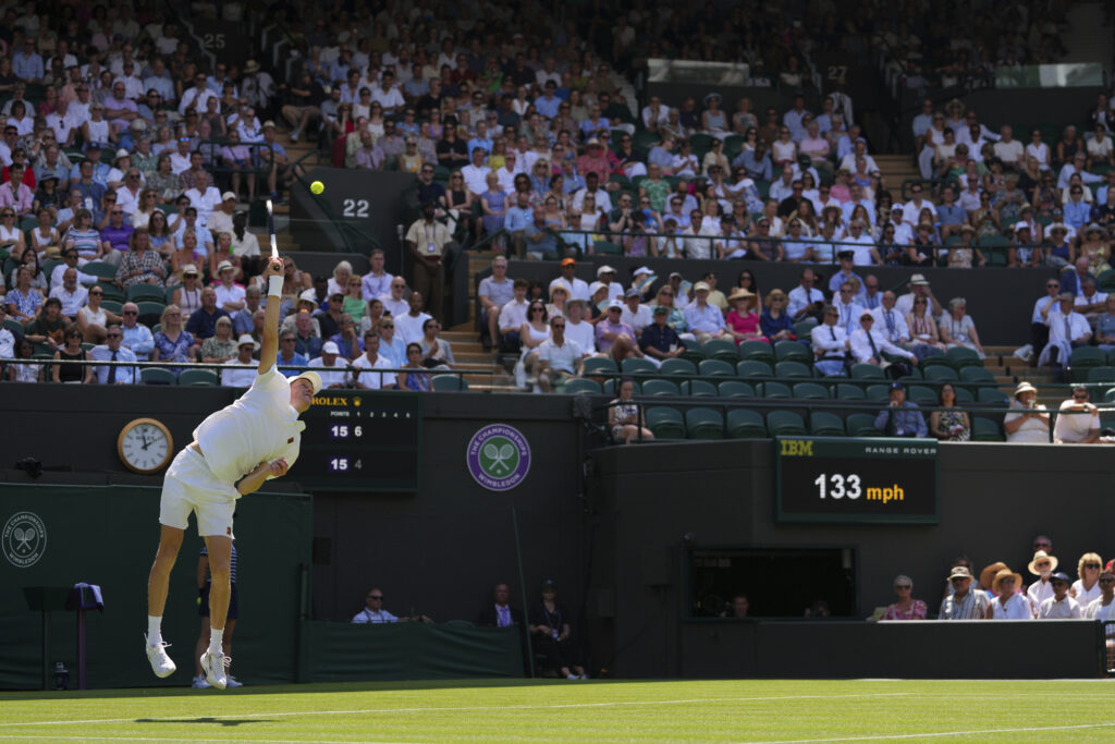 sinner vukic in campo oggi a wimbledon 2025 orario e dove vederlo