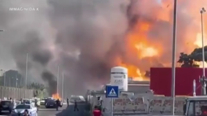 Roma, prima l’incendio poi l’esplosione: il momento della deflagrazione