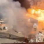 Esplosione Roma: il momento della deflagrazione
