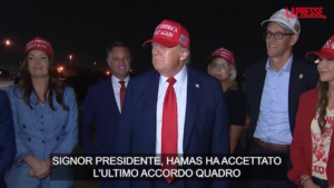 Gaza, Trump: “Gli Stati Uniti in attesa della risposta di Hamas sul cessate il fuoco”