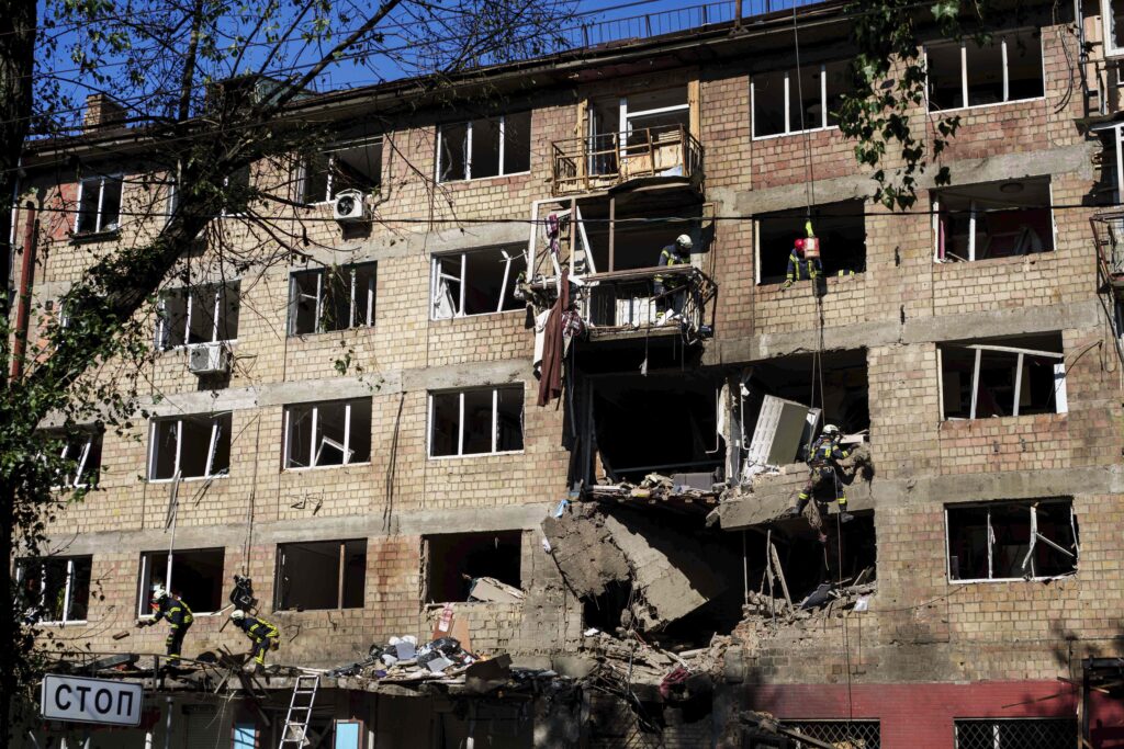 ucraina kiev 4 morti in attacchi russi nella notte
