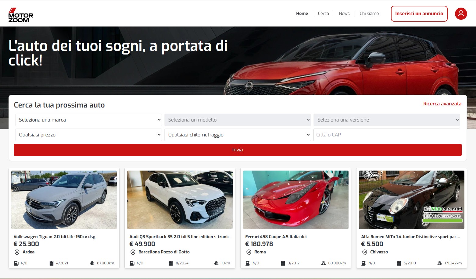 MotorZoom: il marketplace dell’usato che cambia le regole del gioco MotorZoom: il marketplace dell’usato che cambia le regole del gioco