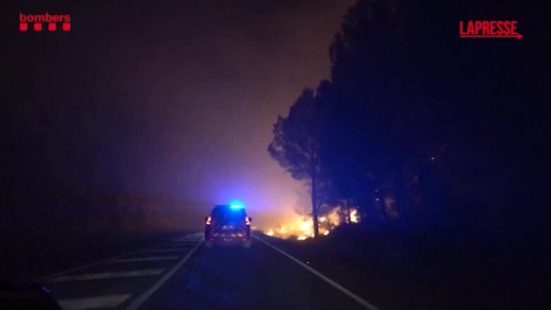 Maxi incendio in Catalogna: bruciati 8mila ettari di foresta