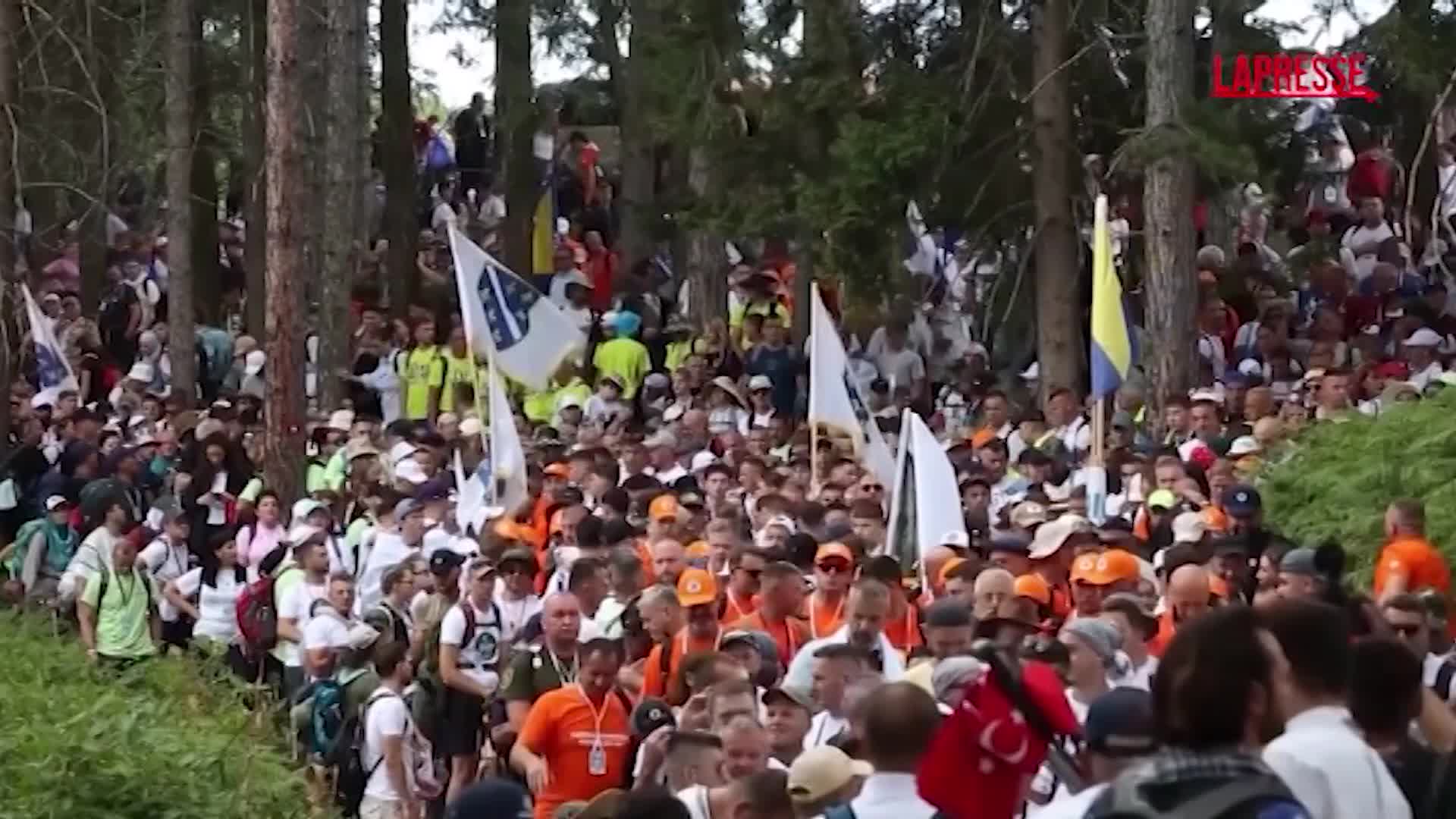 Bosnia, Marcia per la Pace nel 30esimo anniversario del massacro di Srebrenica Bosnia, Marcia per la Pace nel 30esimo anniversario del massacro di Srebrenica