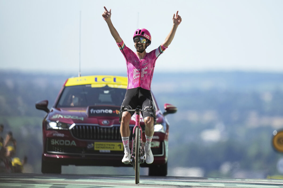 Tour de France 2025, Healy vince la tappa: Van der Poel torna in giallo. La sesta frazione in 5 foto