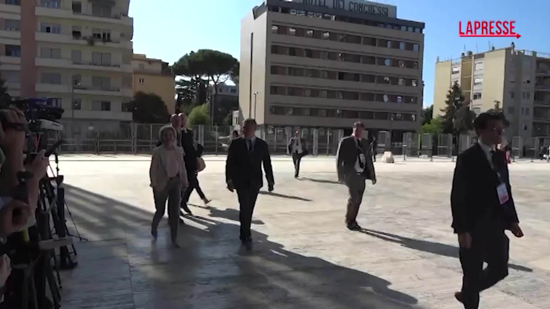 Ucraina, von der Leyen arriva a Roma per la Conferenza sulla ricostruzione Ucraina, von der Leyen arriva a Roma per la Conferenza sulla ricostruzione