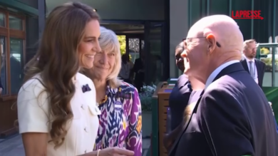 Wimbledon 2025, la principessa Kate alla finale femminile
