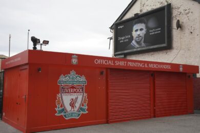 Diogo Jota, il Liverpool ritira la maglia numero 20