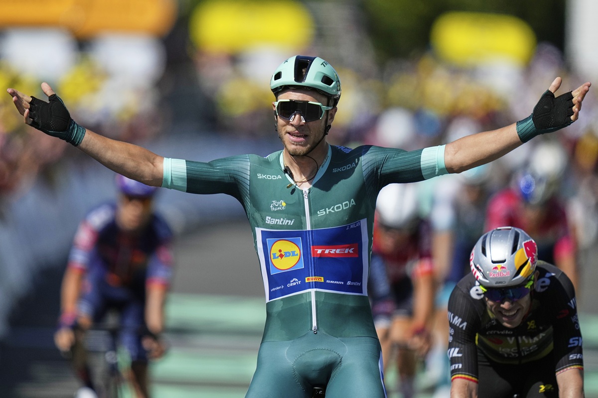 tour de france 2025 milan vince in volata l8217ottava tappa
