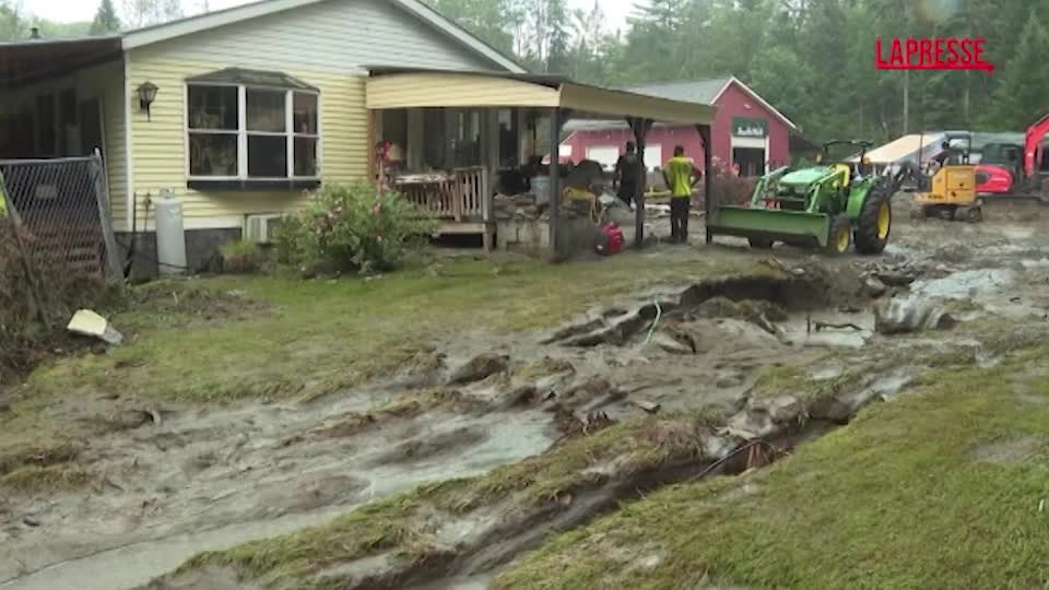 Usa, alluvioni in Vermont: gravi danni per la terza estate consecutiva Usa, alluvioni in Vermont: gravi danni per la terza estate consecutiva