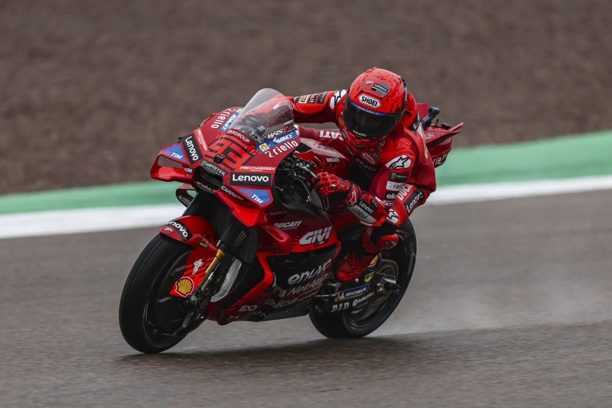 MotoGp, Gp Germania: Marc Marquez vince gara sprint davanti a Bezzecchi MotoGp, Gp Germania: Marc Marquez vince gara sprint davanti a Bezzecchi