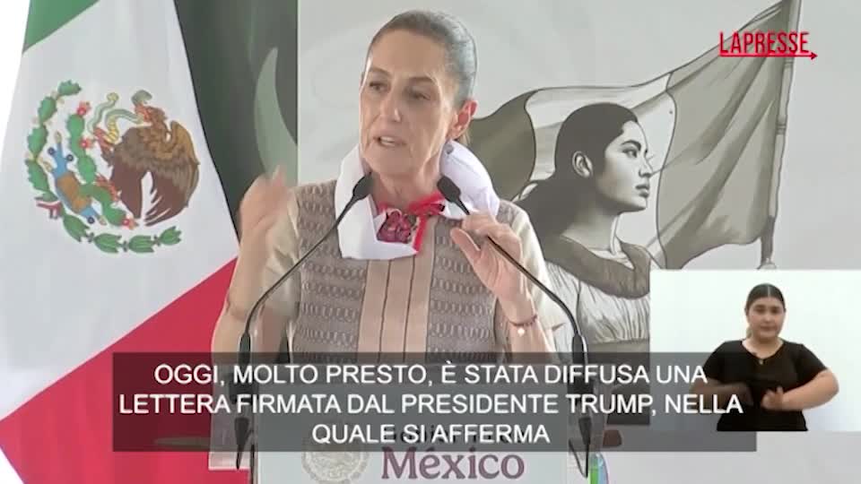 Dazi, presidente Messico: "Mantenere il sangue freddo, la sovranità non si negozia" Dazi, presidente Messico: "Mantenere il sangue freddo, la sovranità non si negozia"