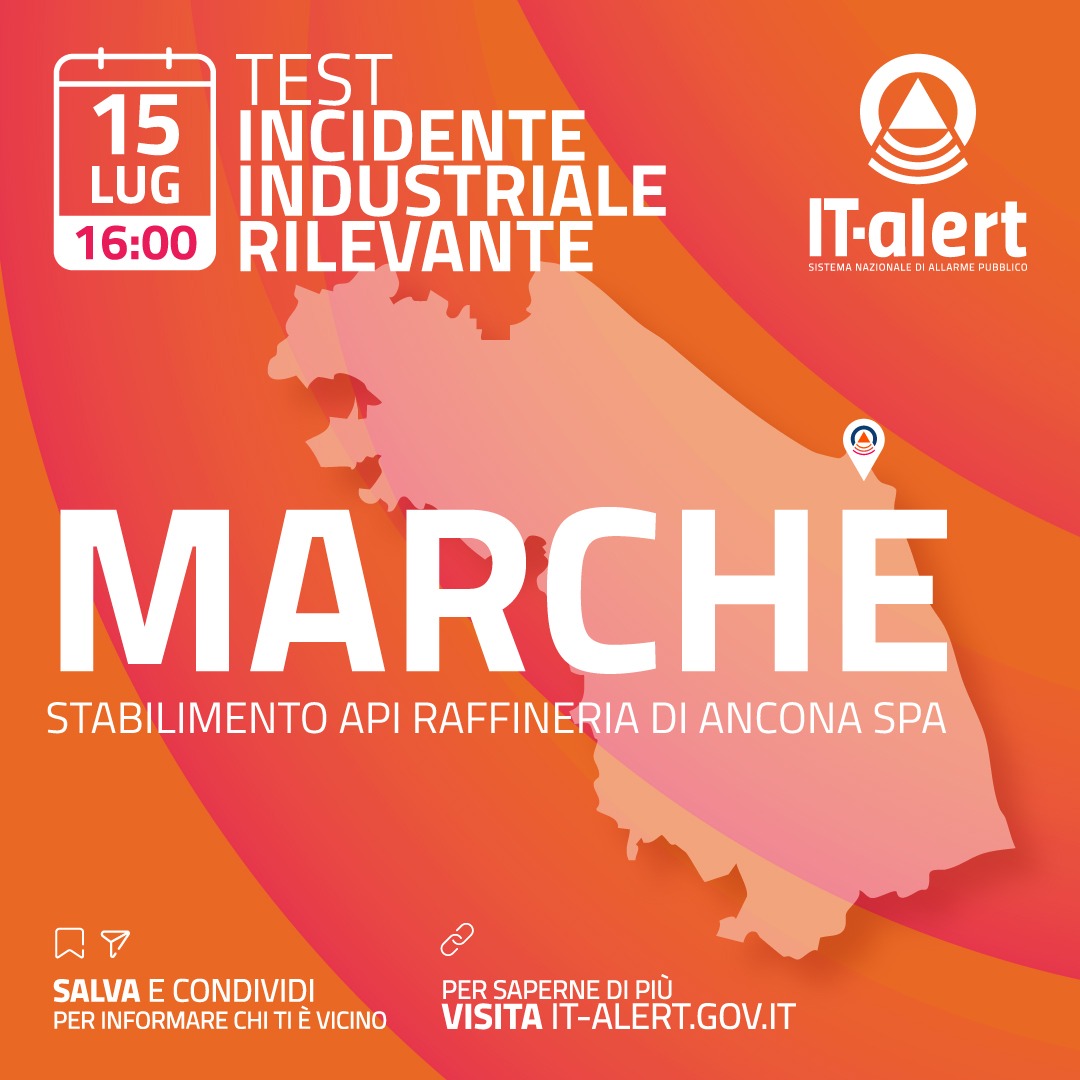 Marche, domani il test IT alert: ecco come funziona Marche, domani il test IT alert: ecco come funziona